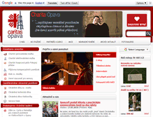 Tablet Screenshot of charita.opava.cz